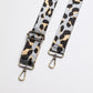 Leopard Webbing Strap - Light Grey