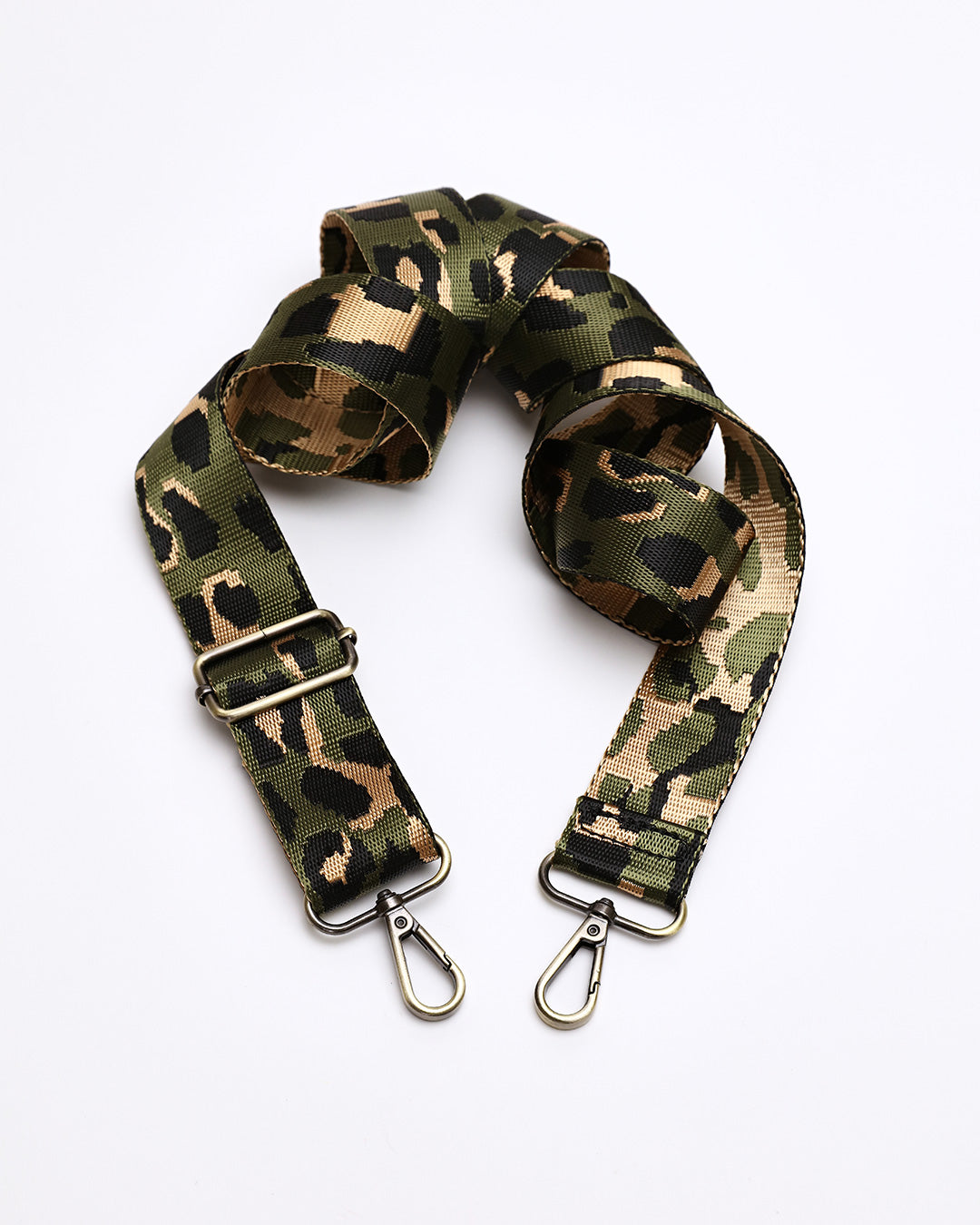 Leopard Webbing Strap - Khaki