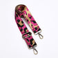 Leopard Webbing Strap - Pink