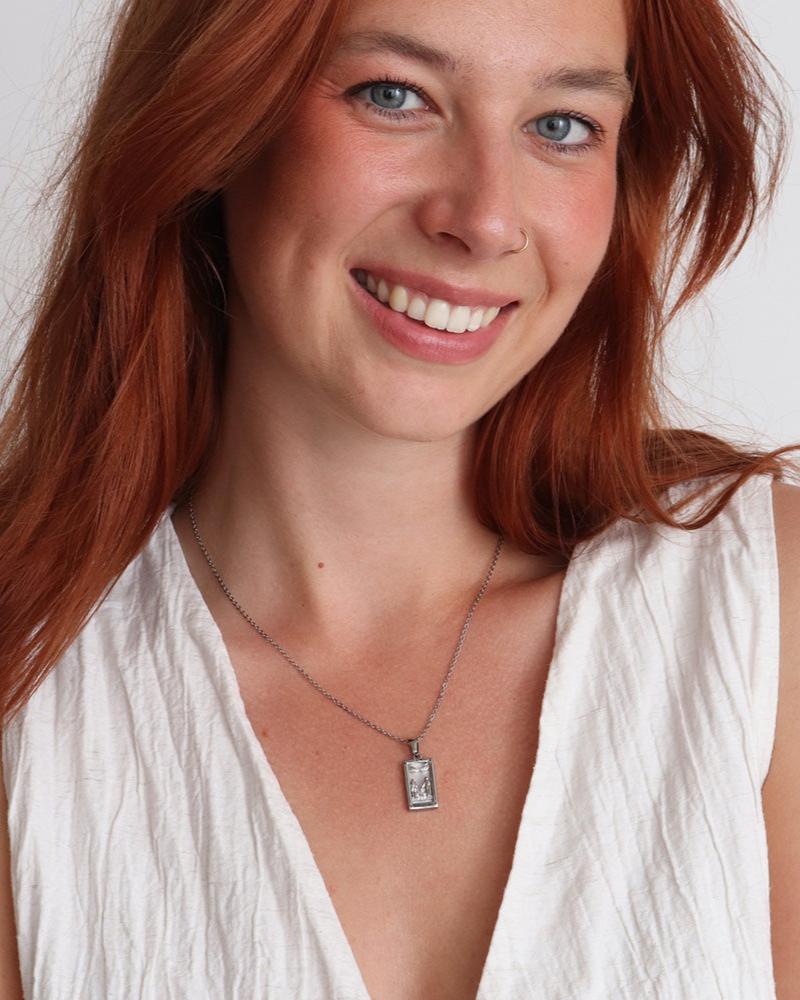 The Lover Pendant Necklace - Silver