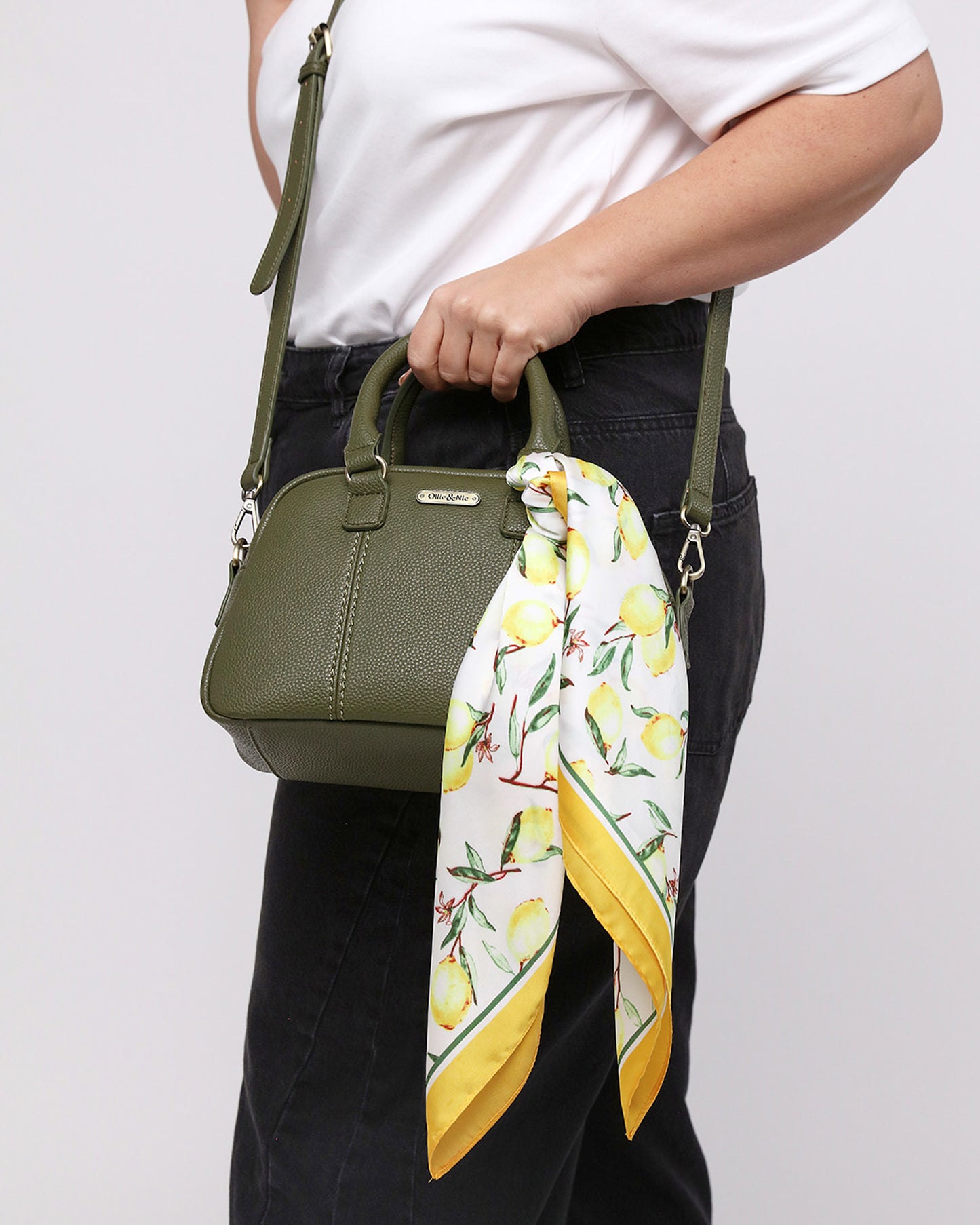 Lulu Square Scarf - Yellow
