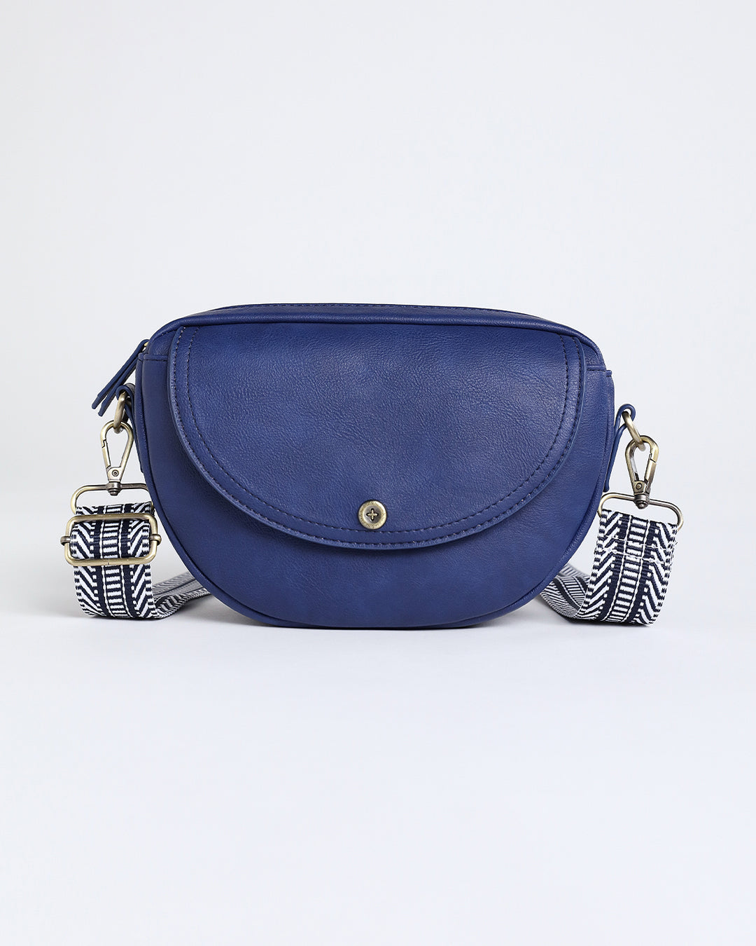 Luna Half Moon Bag -  Blue