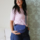 Luna Half Moon Bag -  Blue