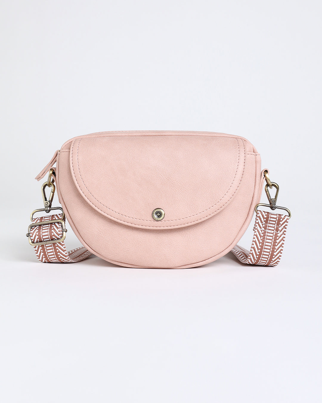 Luna Half Moon Bag -  Blush