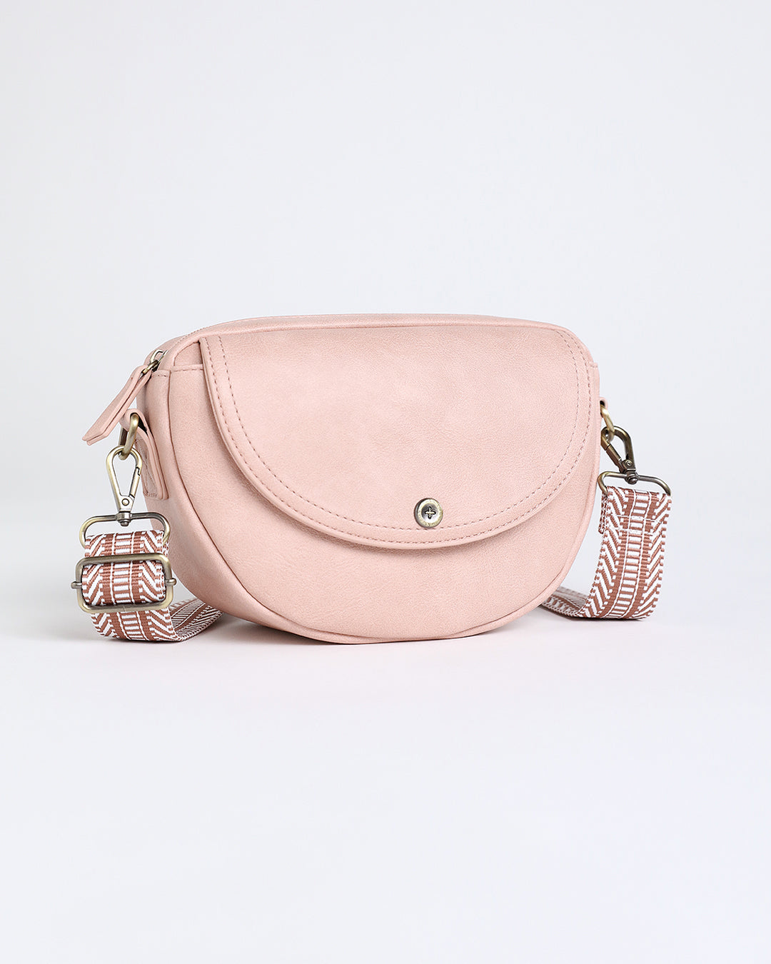Luna Half Moon Bag -  Blush