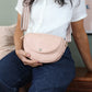 Luna Half Moon Bag -  Blush