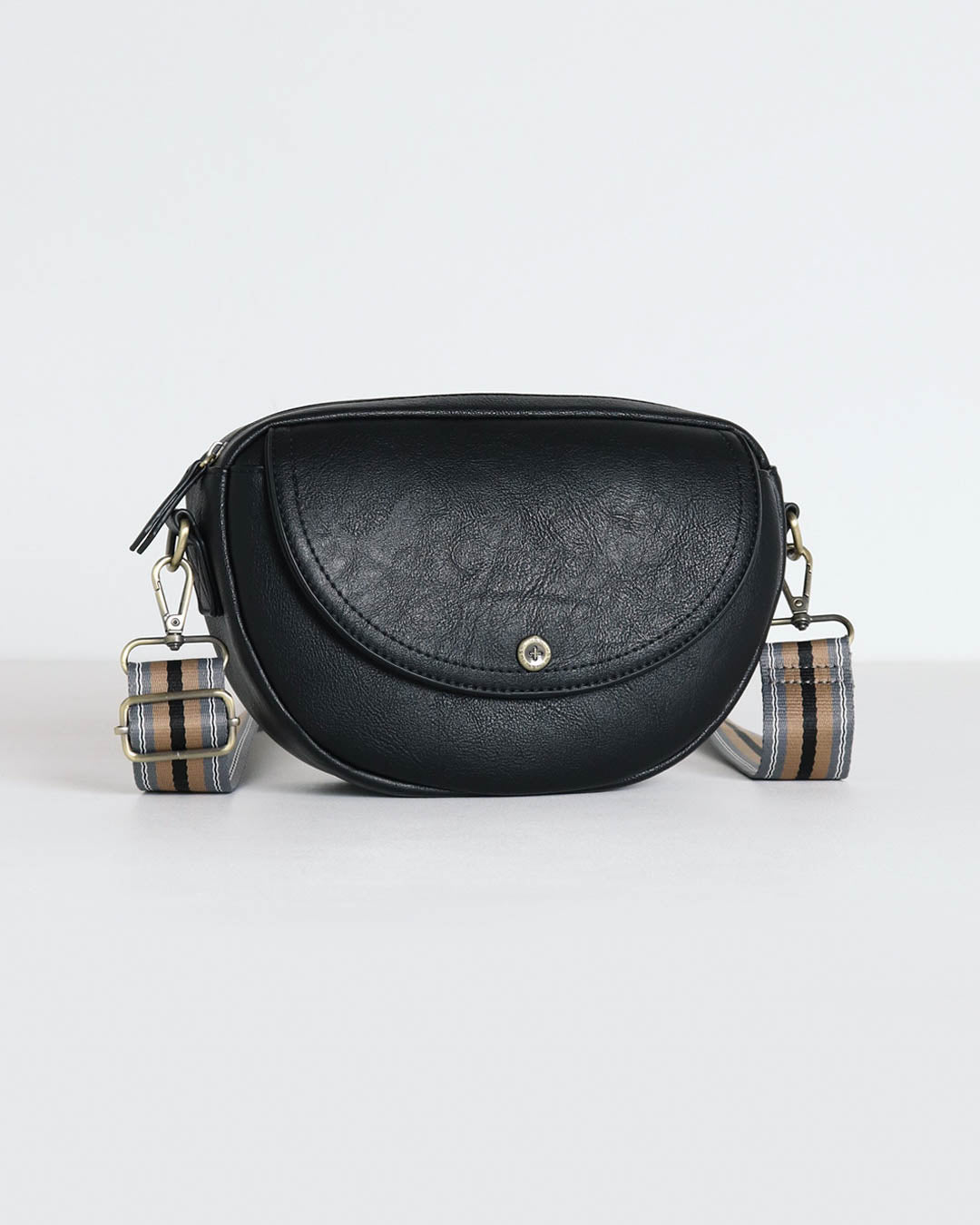 Luna Half Moon Bag -  Black