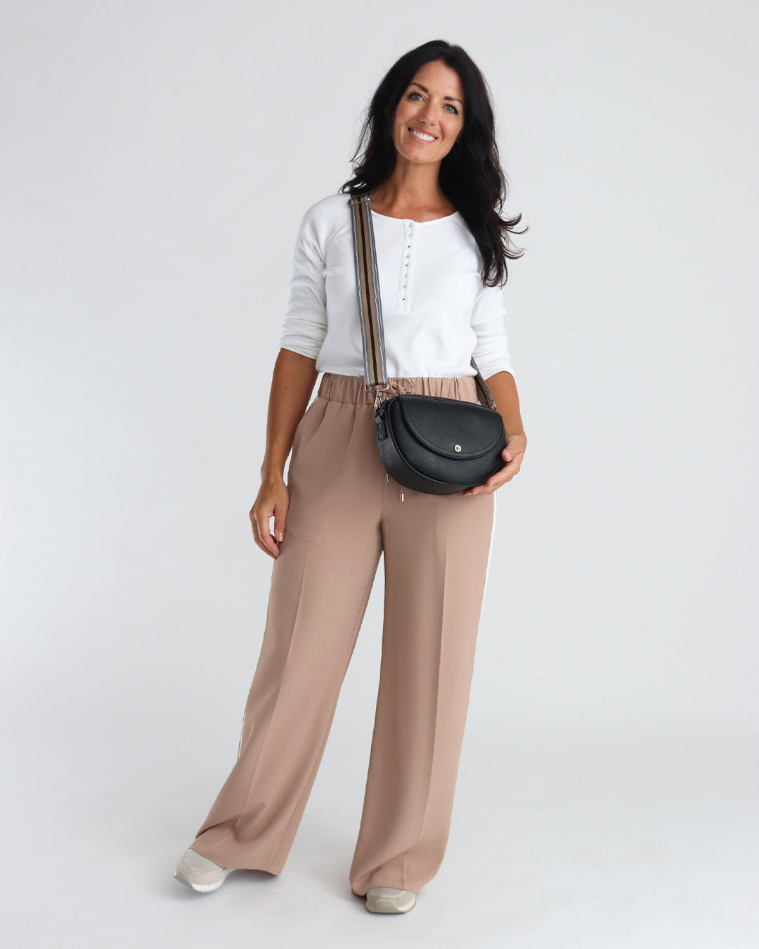 Luna Half Moon Bag -  Black