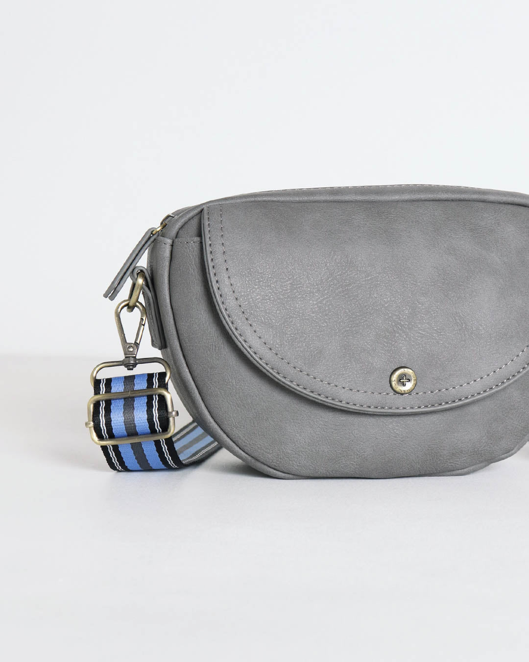 Luna Half Moon Bag -  Dark Grey