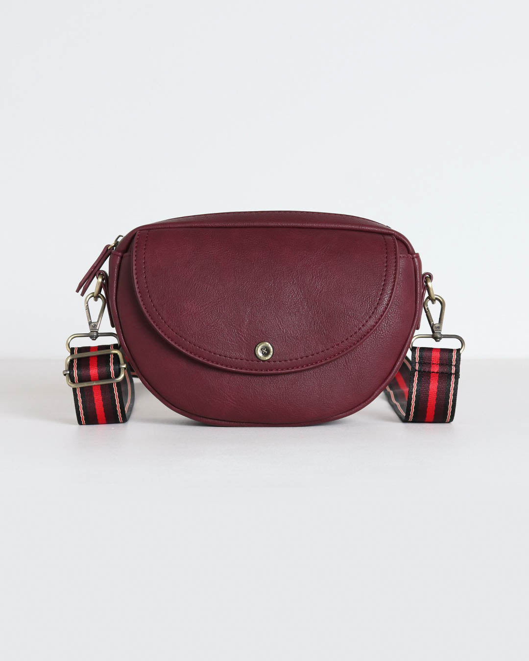 Luna Half Moon Bag -  Plum