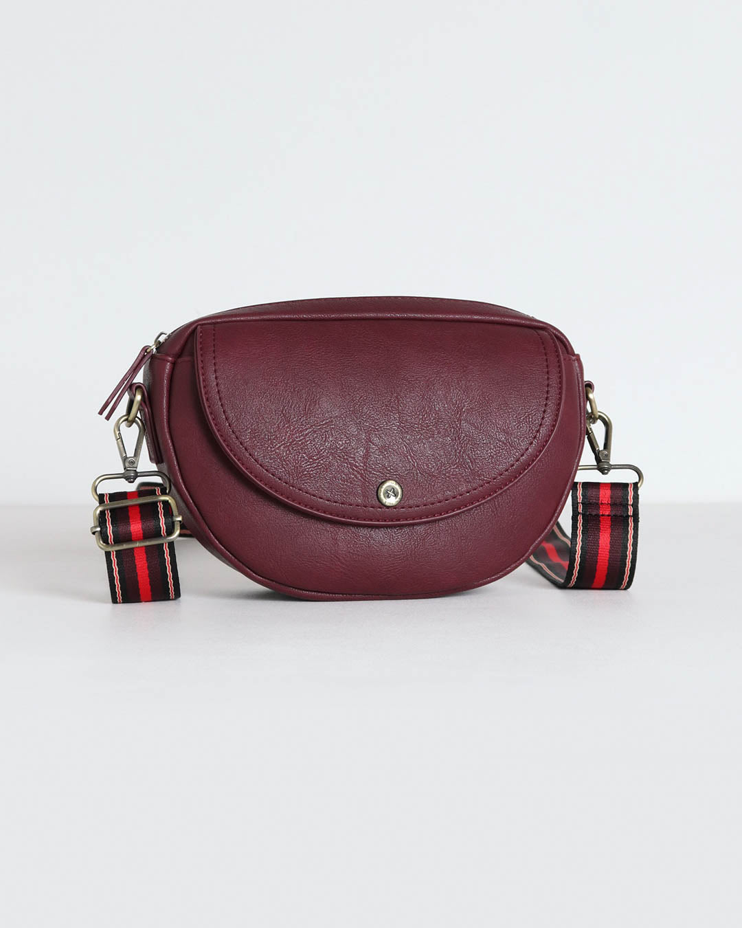Luna Half Moon Bag -  Plum