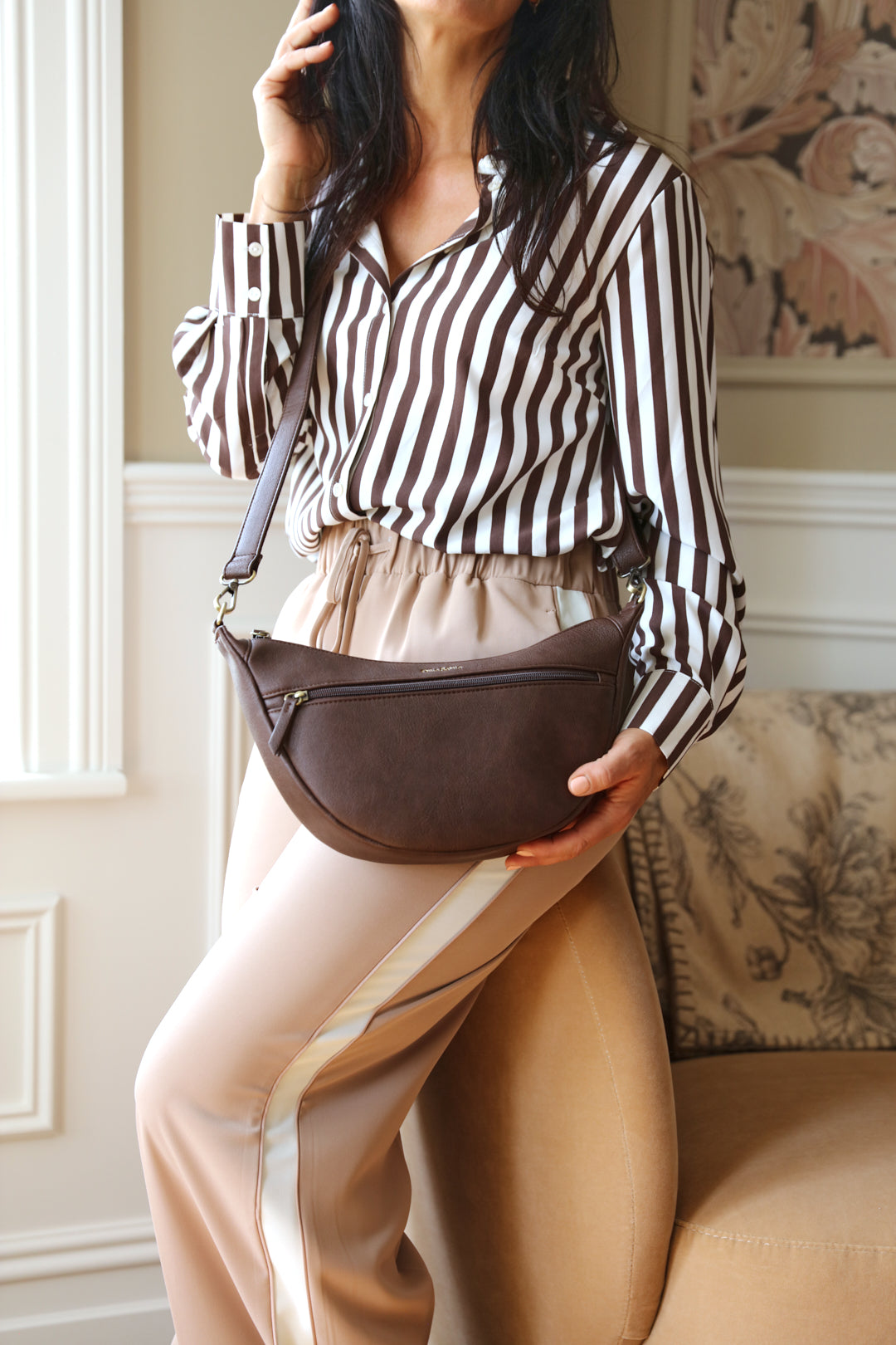 Marnie Scoop Bag - Chocolate
