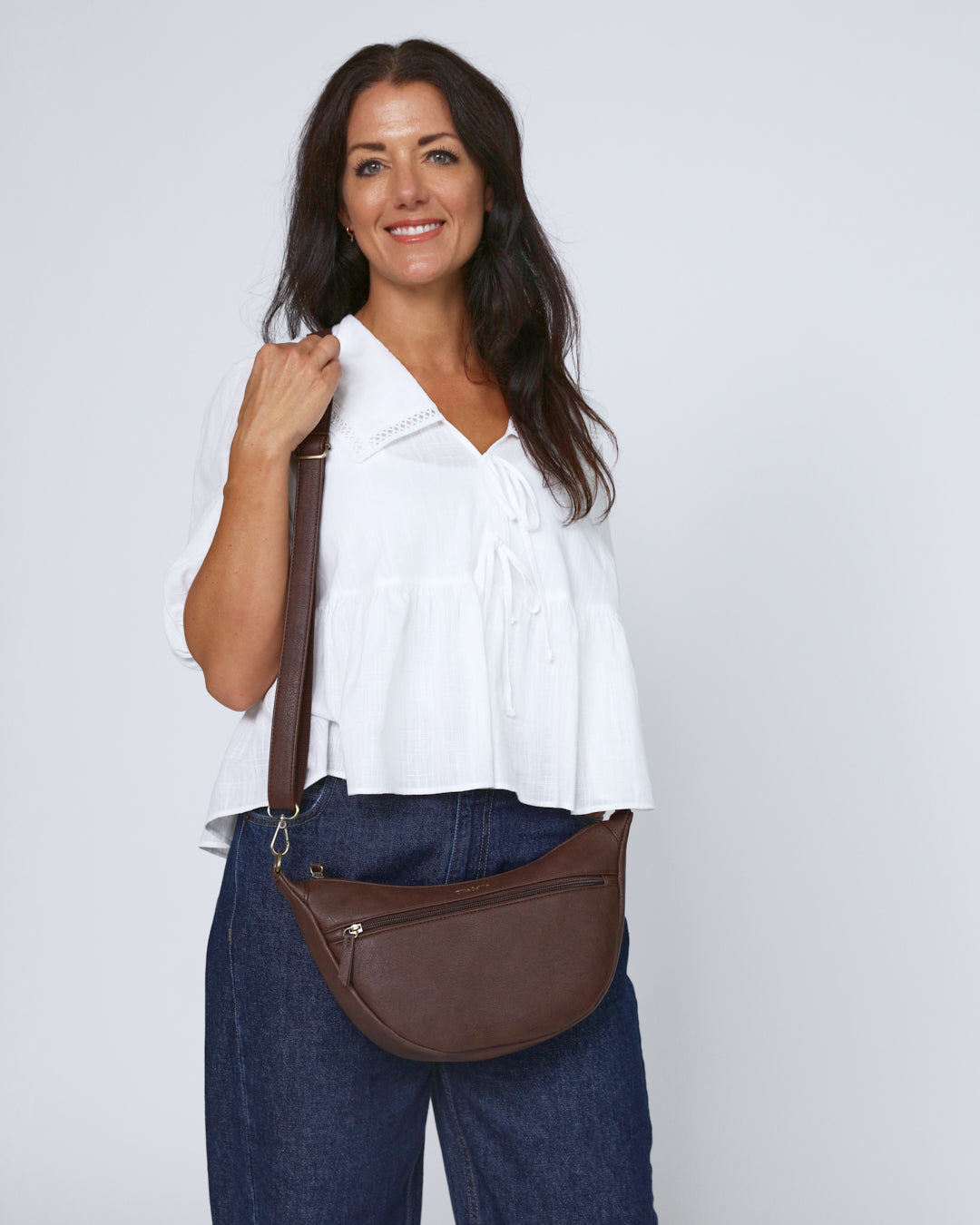 Marnie Scoop Bag - Chocolate