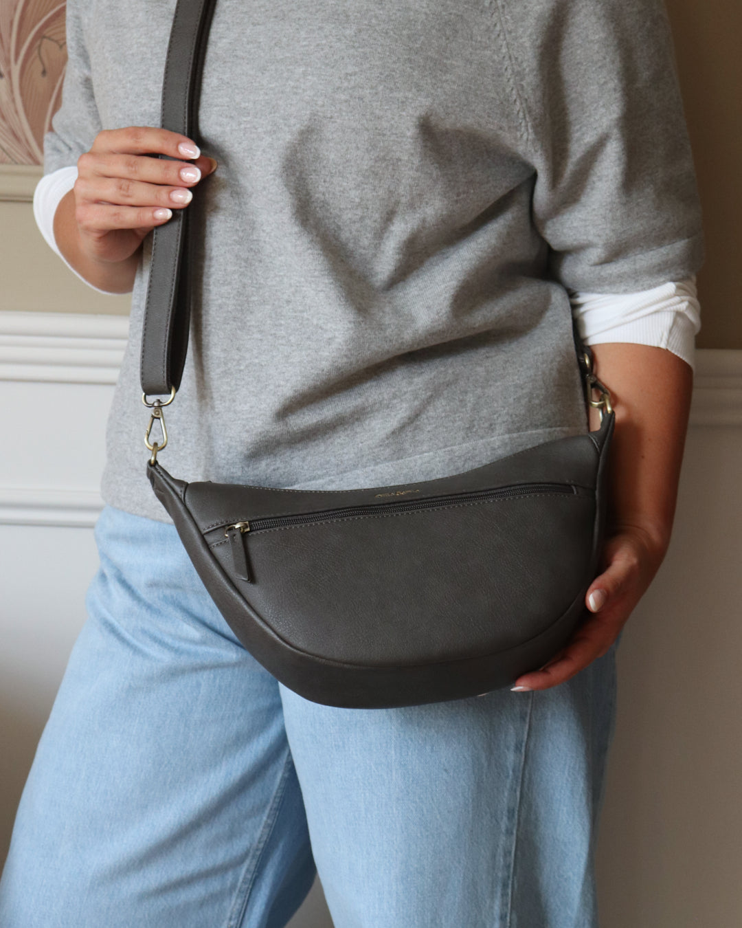Marnie Scoop Bag - Grey