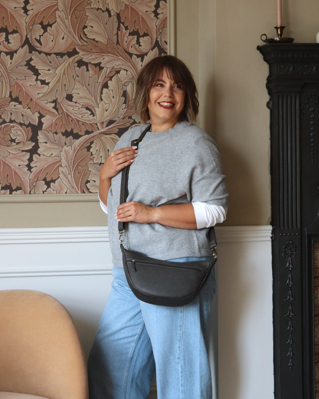 Marnie Scoop Bag - Grey