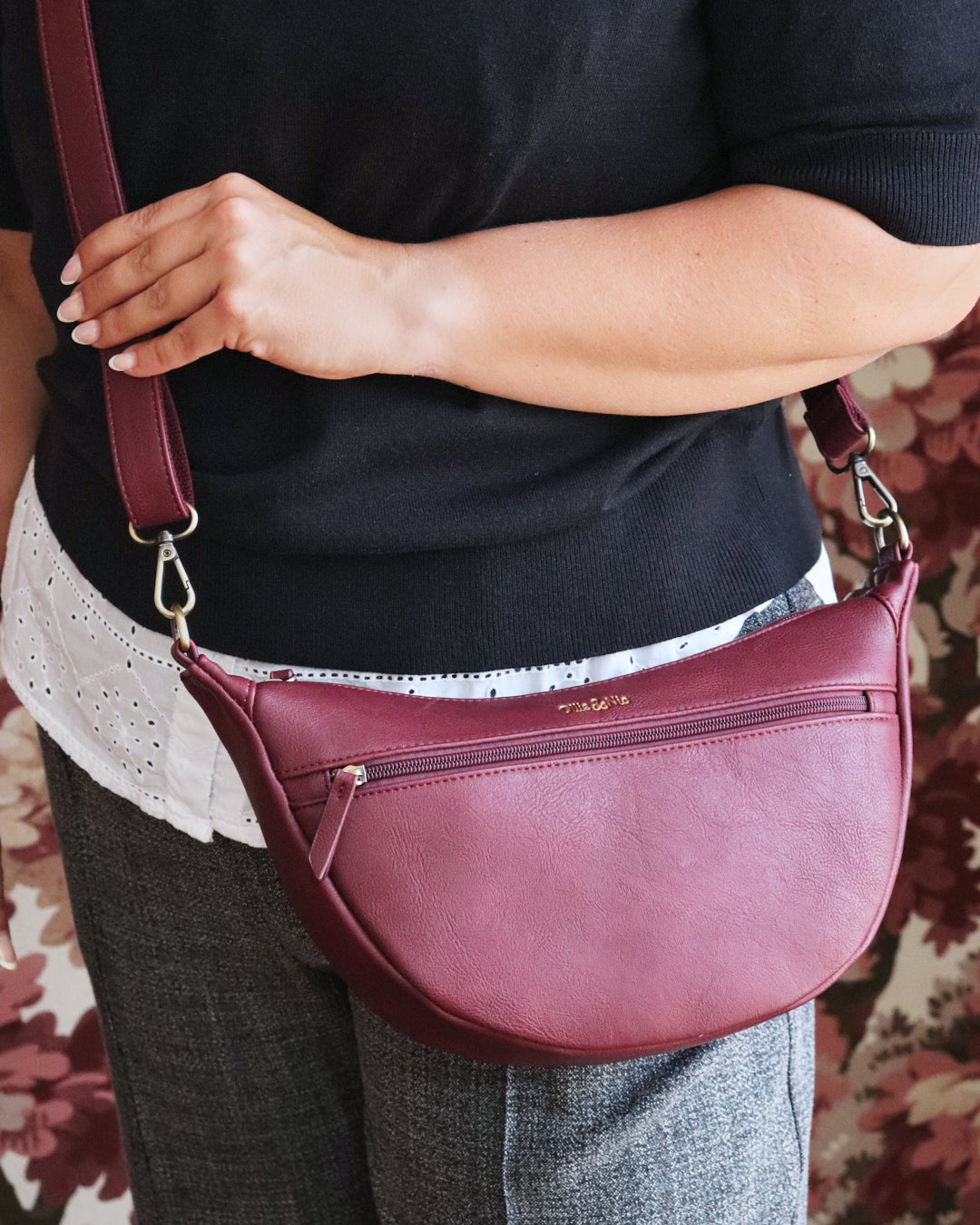 Marnie Scoop Bag - Plum