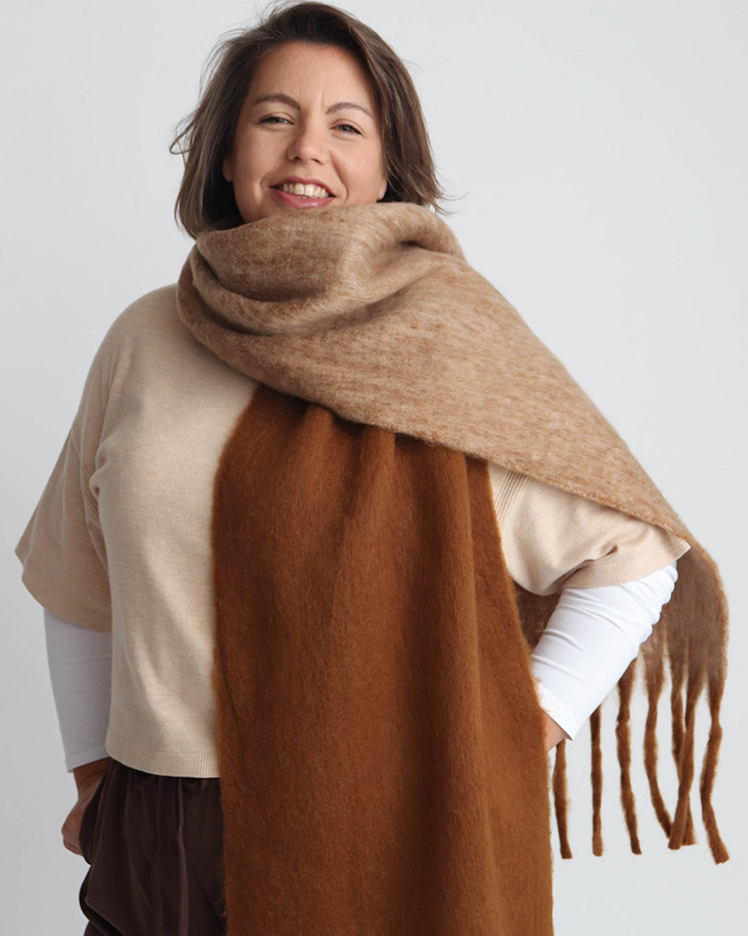 Mia Scarf - Brown