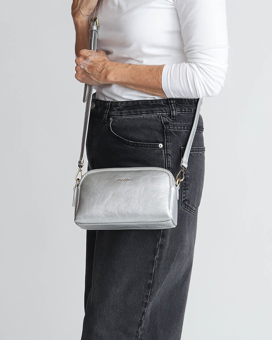 Milla Crossbody - Silver