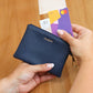 Minnie Zip Coin Purse - Navy