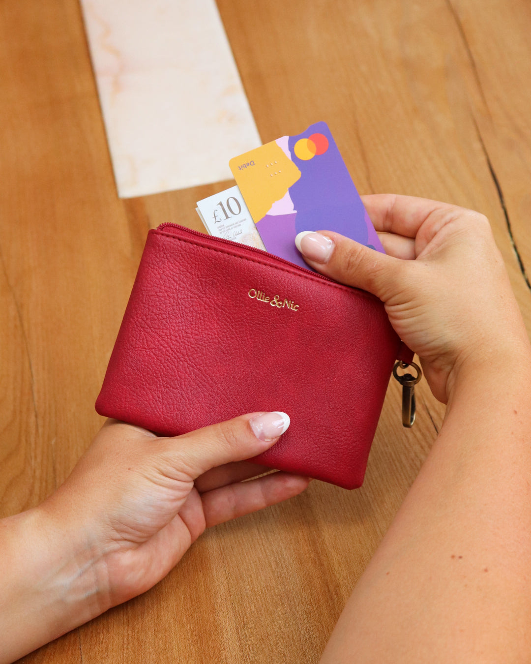 Minnie Zip Coin Purse - Red
