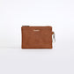 Minnie Zip Coin Purse - Tan