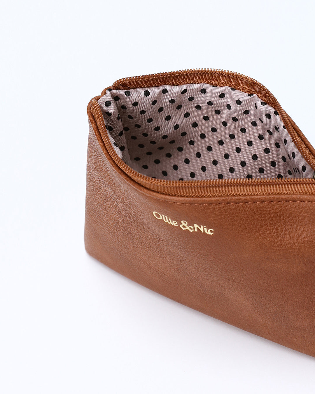 Minnie Zip Coin Purse - Tan