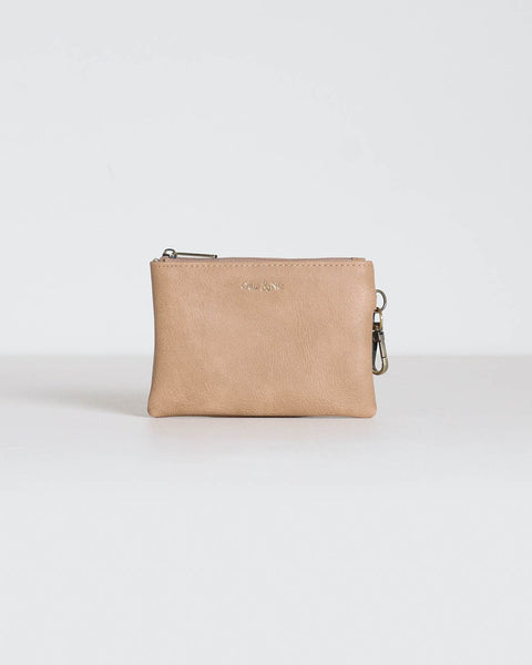 Minnie Women's Zip Coin Purse - Camel – Ollie & Nic