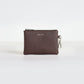 Minnie Zip Coin Purse - Chocolate