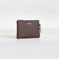 Minnie Zip Coin Purse - Chocolate