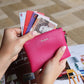 Minnie Zip Coin Purse - Fuchsia