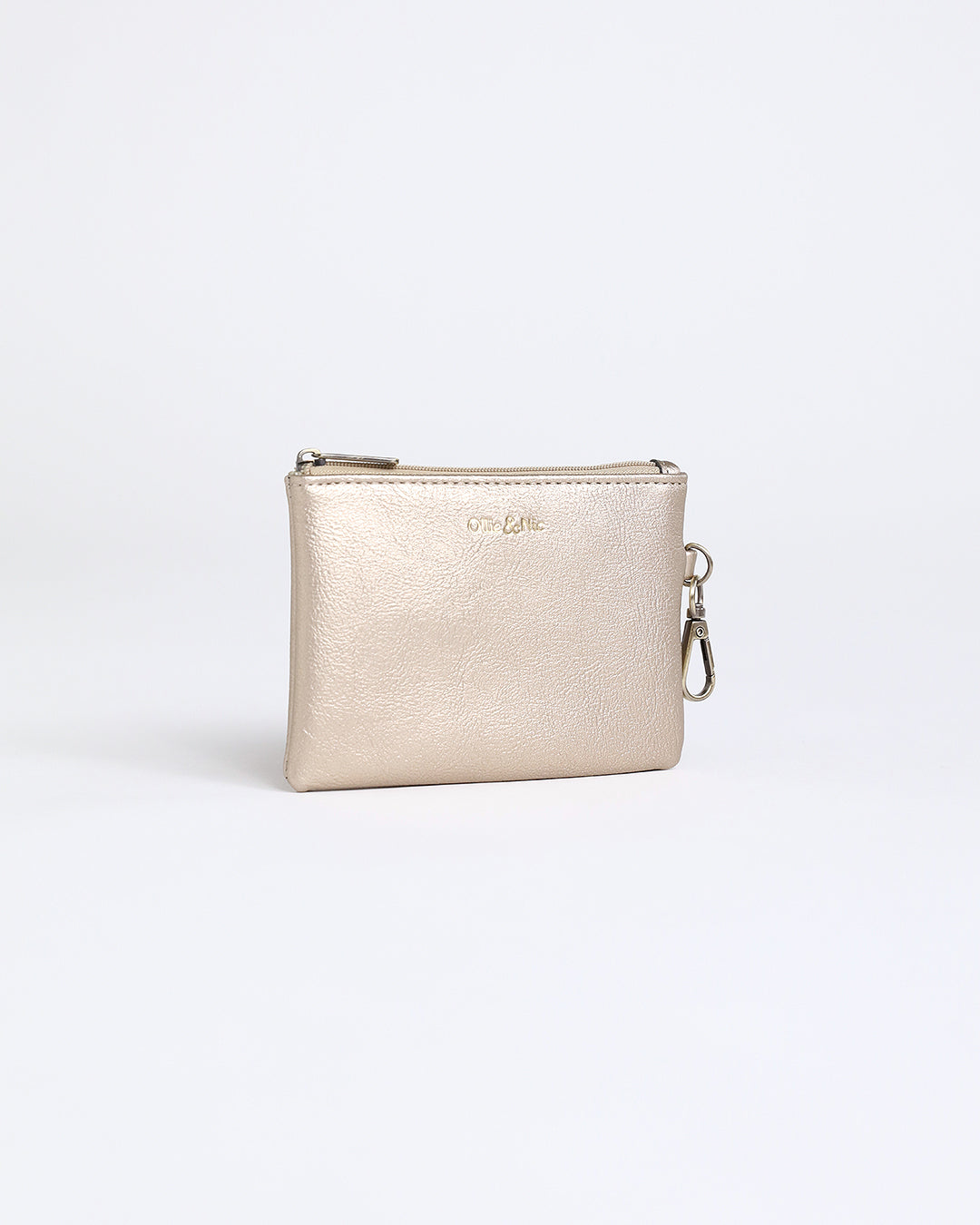 Minnie Zip Coin Purse - Antique Gold