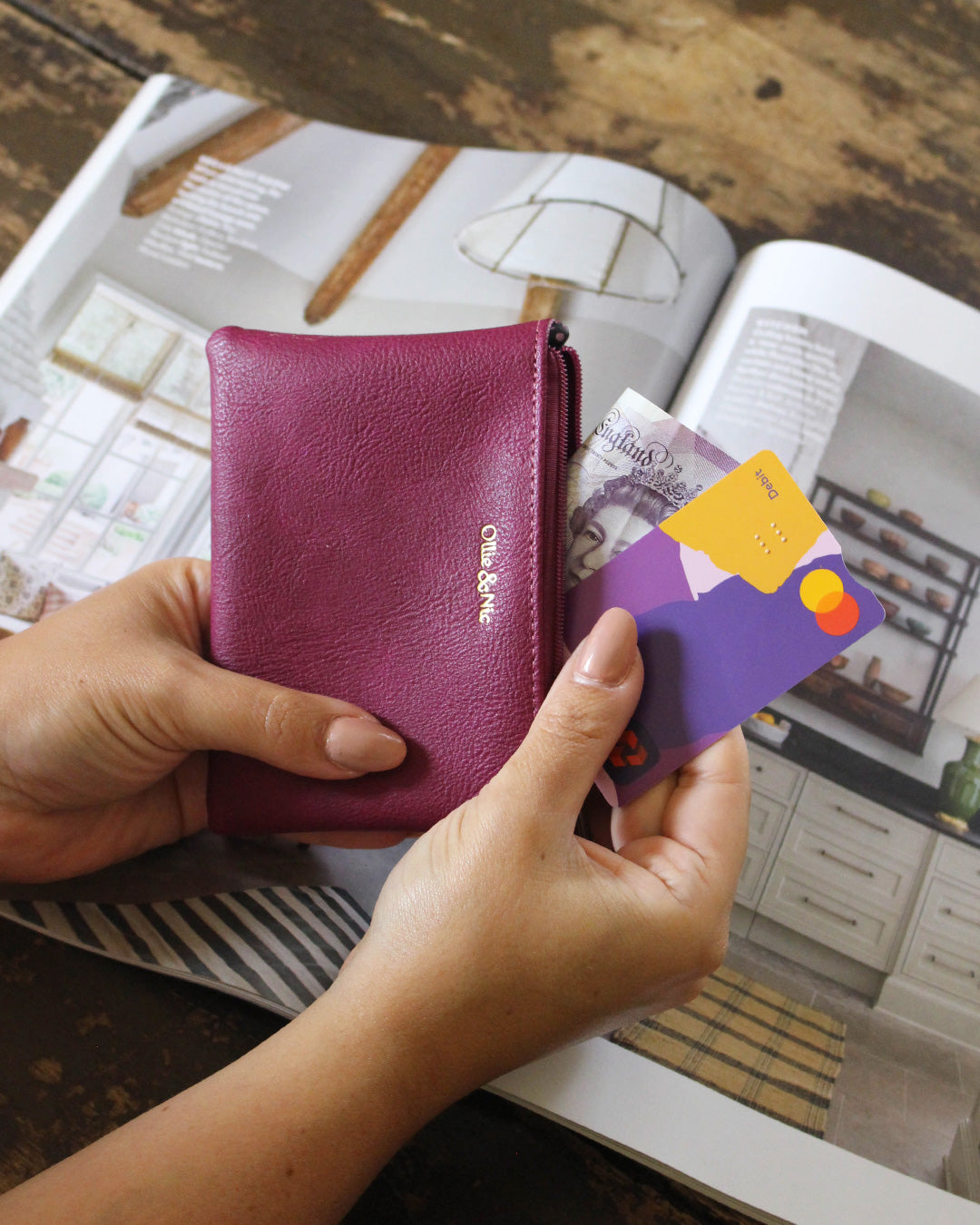 Minnie Zip Coin Purse - Orchid