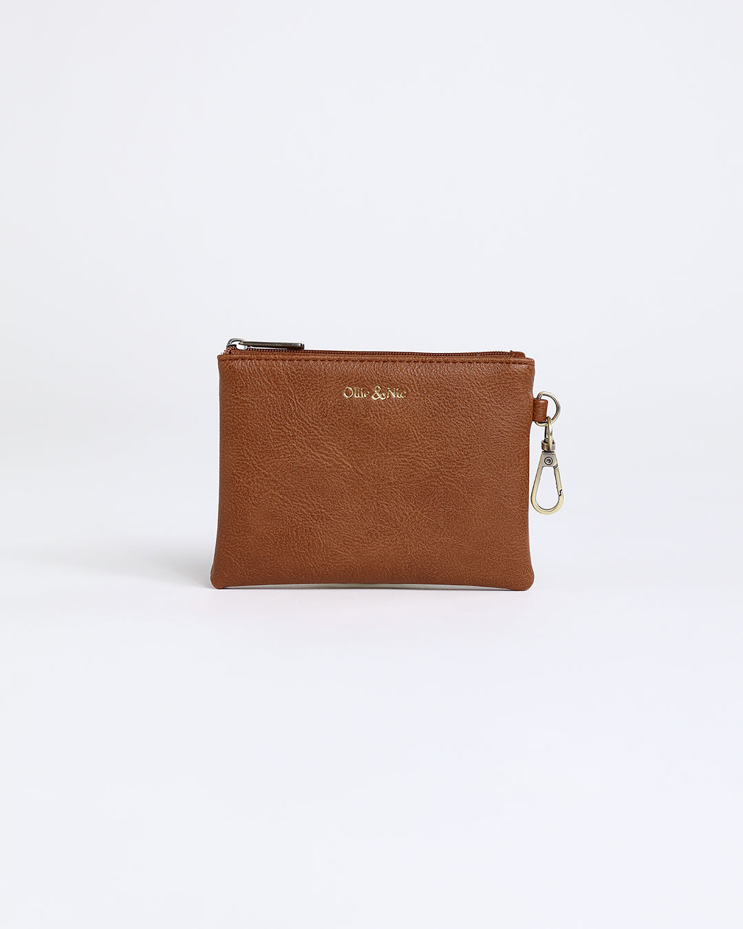 Minnie Zip Coin Purse - Tan