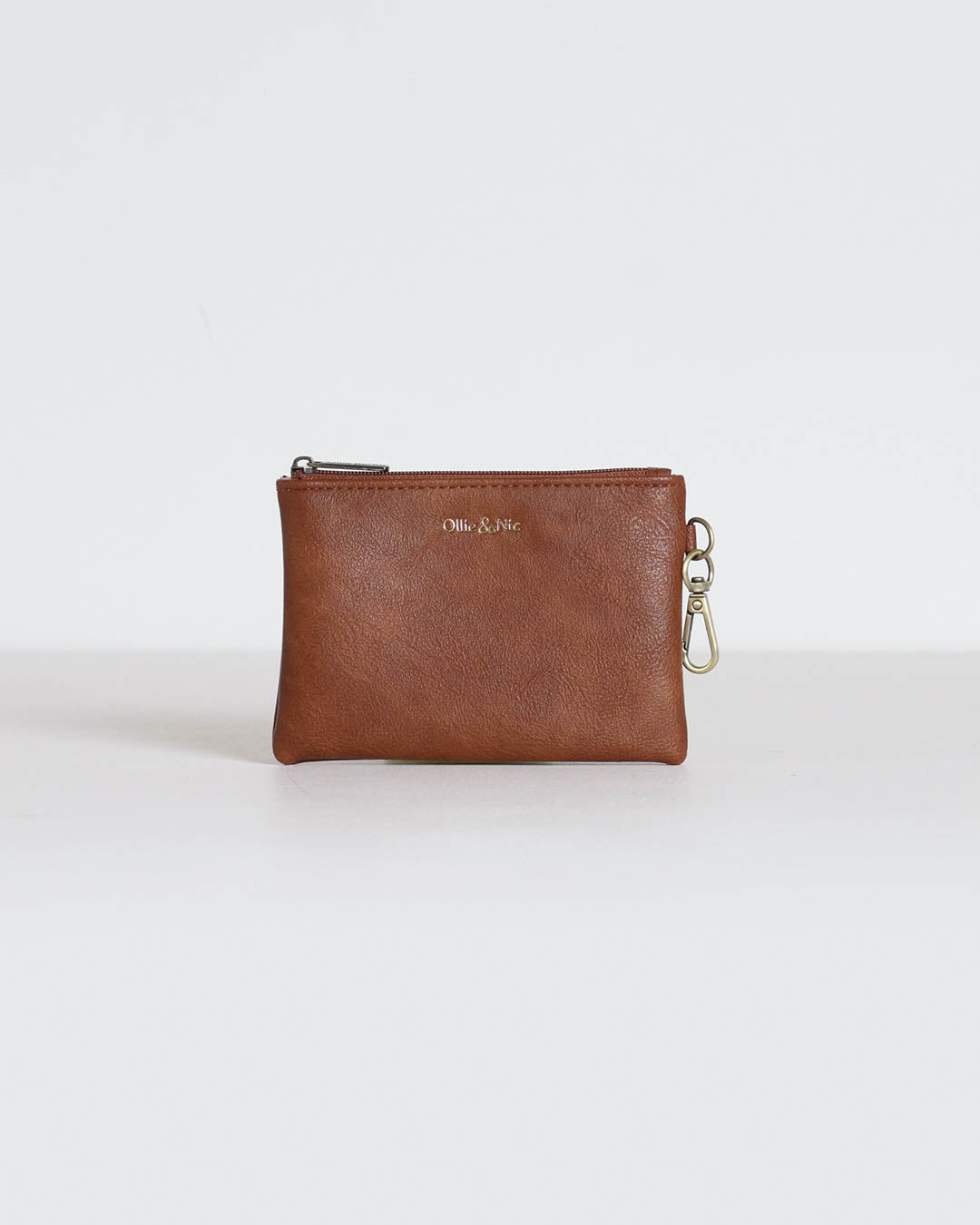 Minnie Zip Coin Purse - Tan