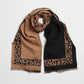 Myrah Scarf - Black/Camel