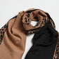 Myrah Scarf - Black/Camel