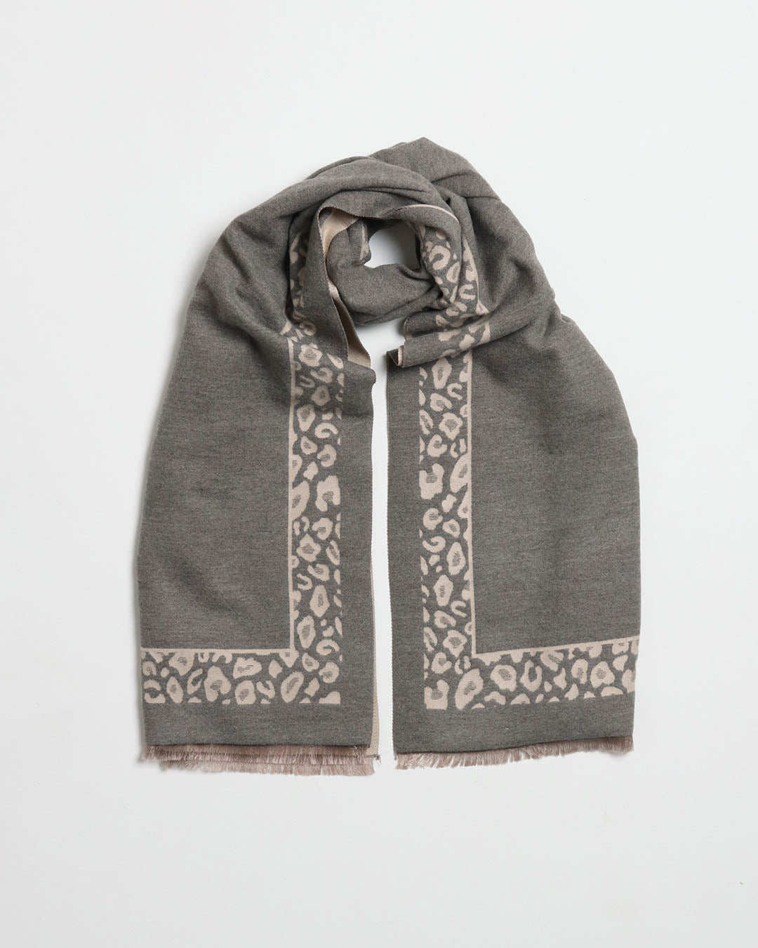 Myrah Scarf - Grey/Beige