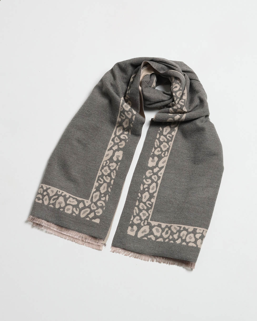 Myrah Scarf - Grey/Beige