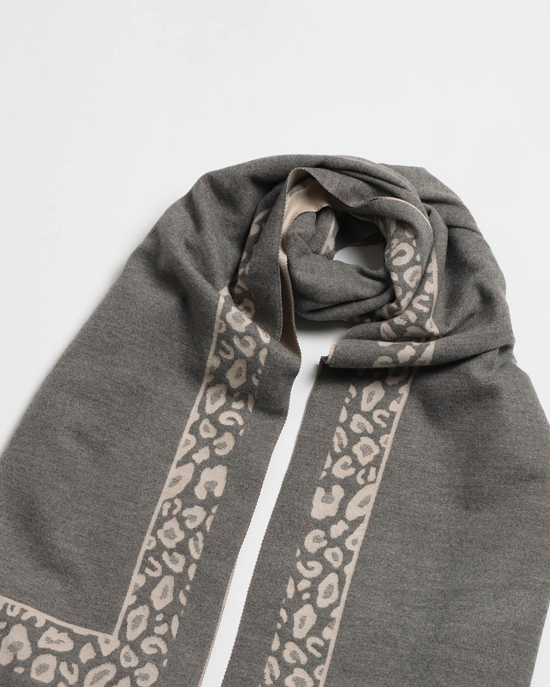 Myrah Scarf - Grey/Beige