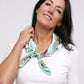 Netty Square Scarf - Mint