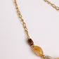 Oval Bead Necklace - Gold