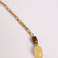 Oval Bead Necklace - Gold