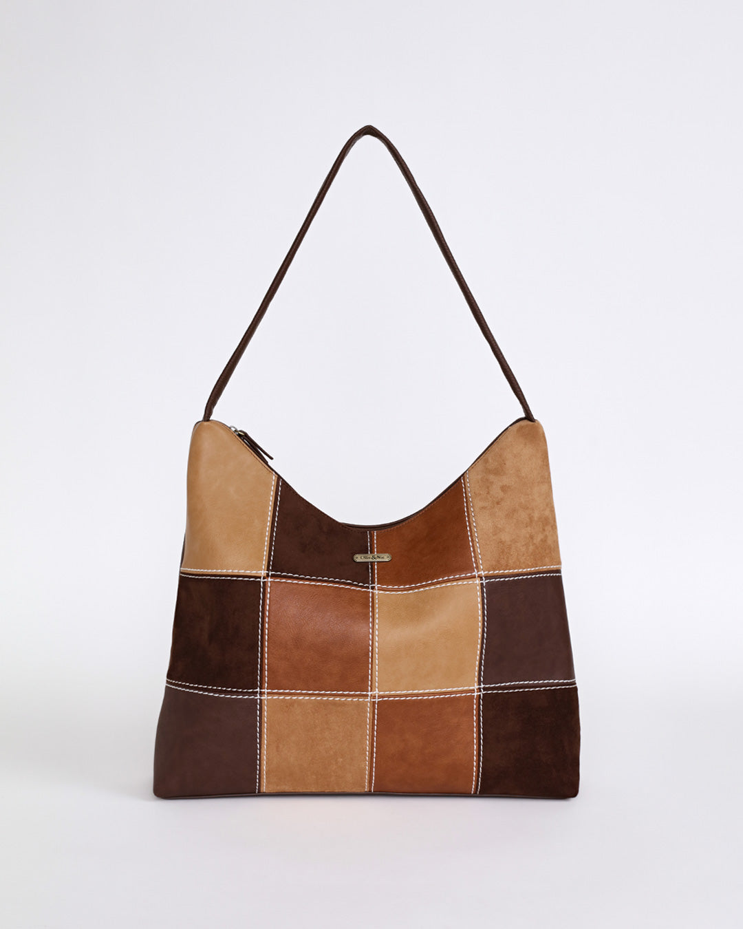 Patti Patchwork Hobo - Tan
