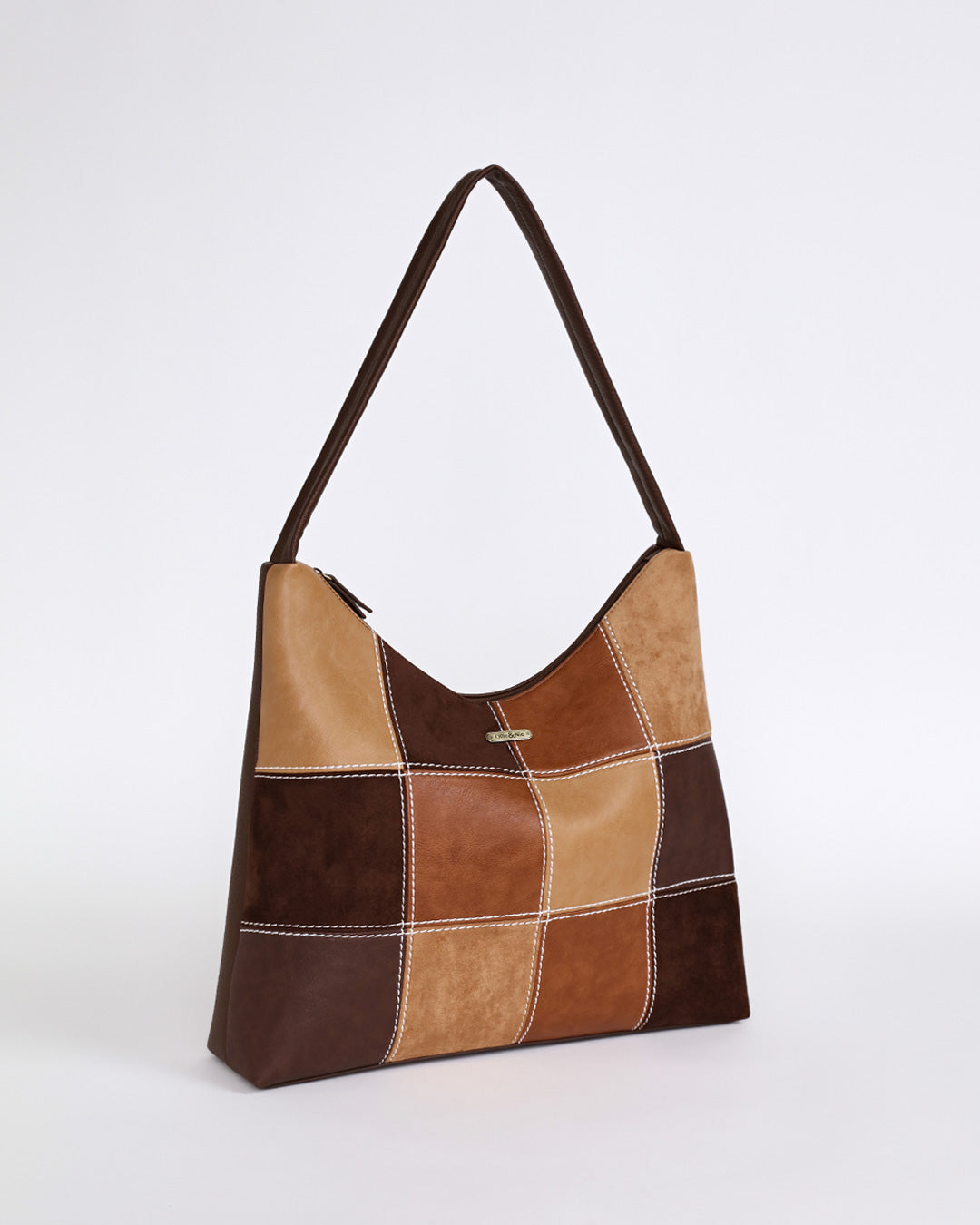 Patti Patchwork Hobo - Tan