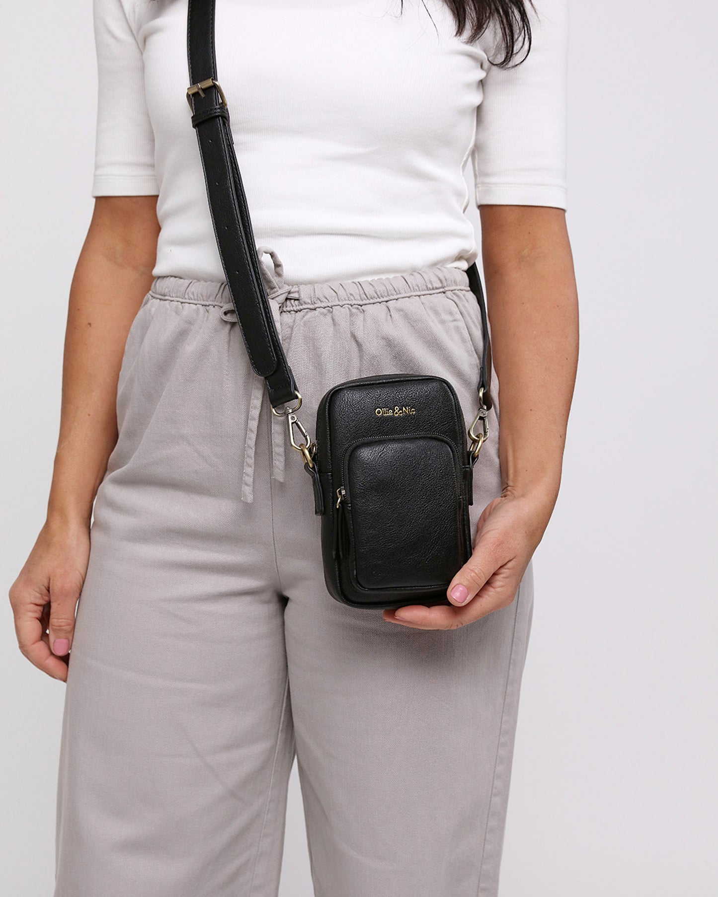Phoebe Phone Bag - Black
