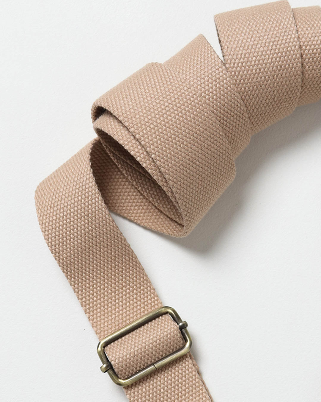 Plain Webbing Strap - Camel