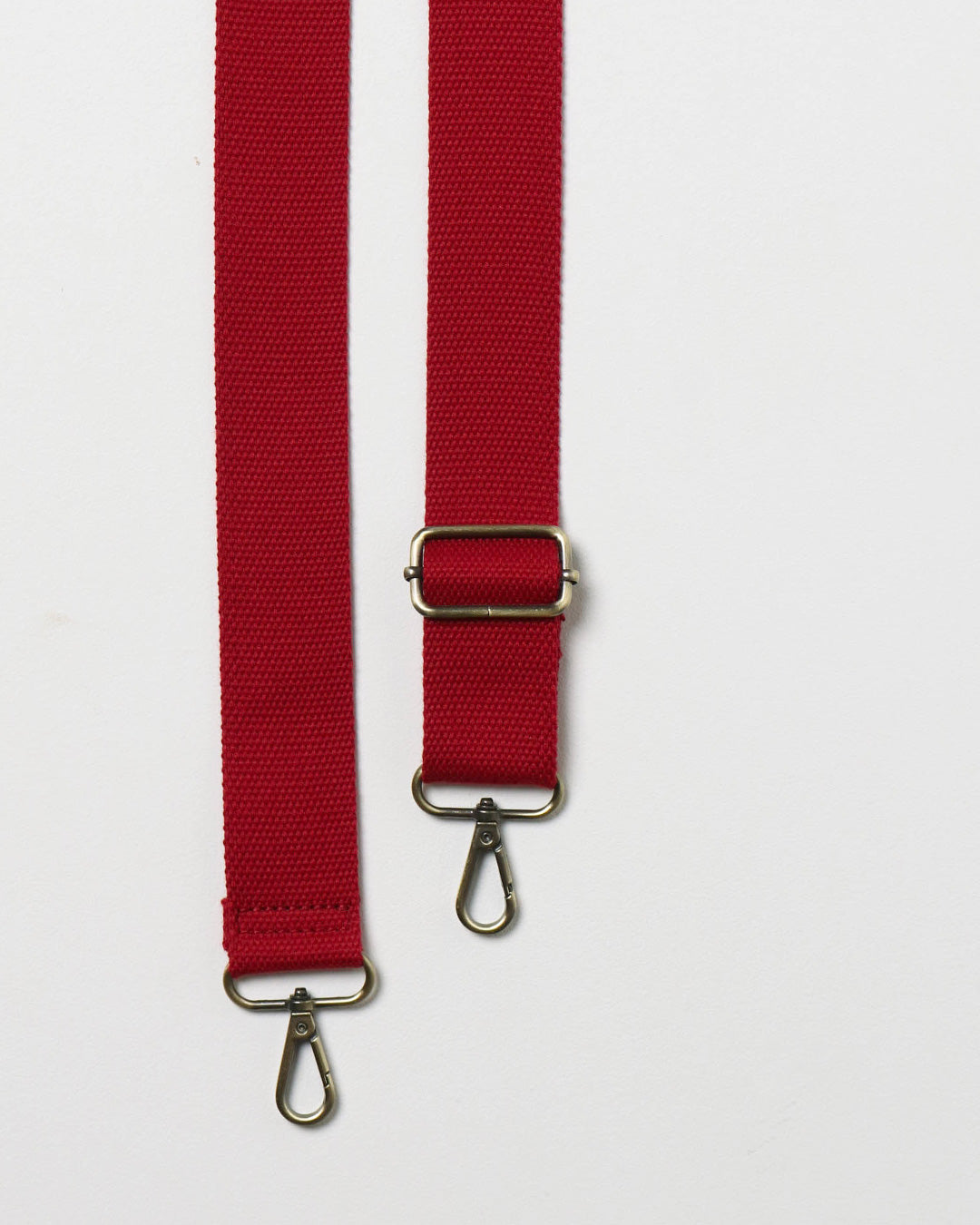 Plain Webbing Strap - Cherry Red