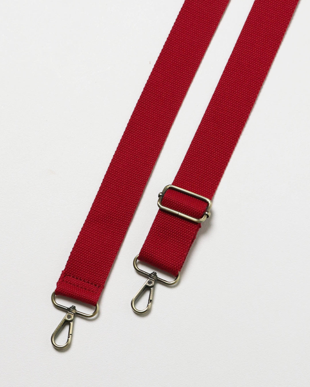 Plain Webbing Strap - Cherry Red