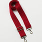 Plain Webbing Strap - Cherry Red