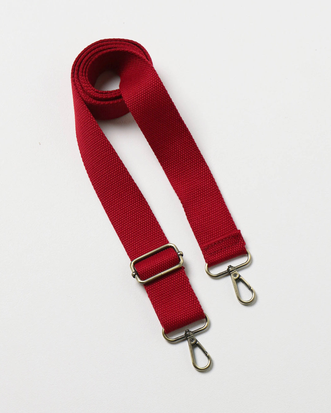 Plain Webbing Strap - Cherry Red